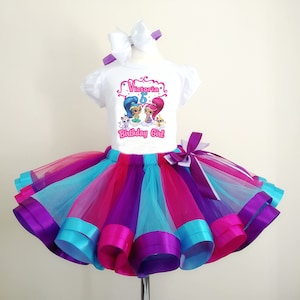 Shimmer and shine 1st birthday outfit shop