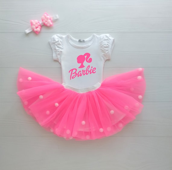 Toddler Barbie birthday outfit set girls birthday outfit | Etsy