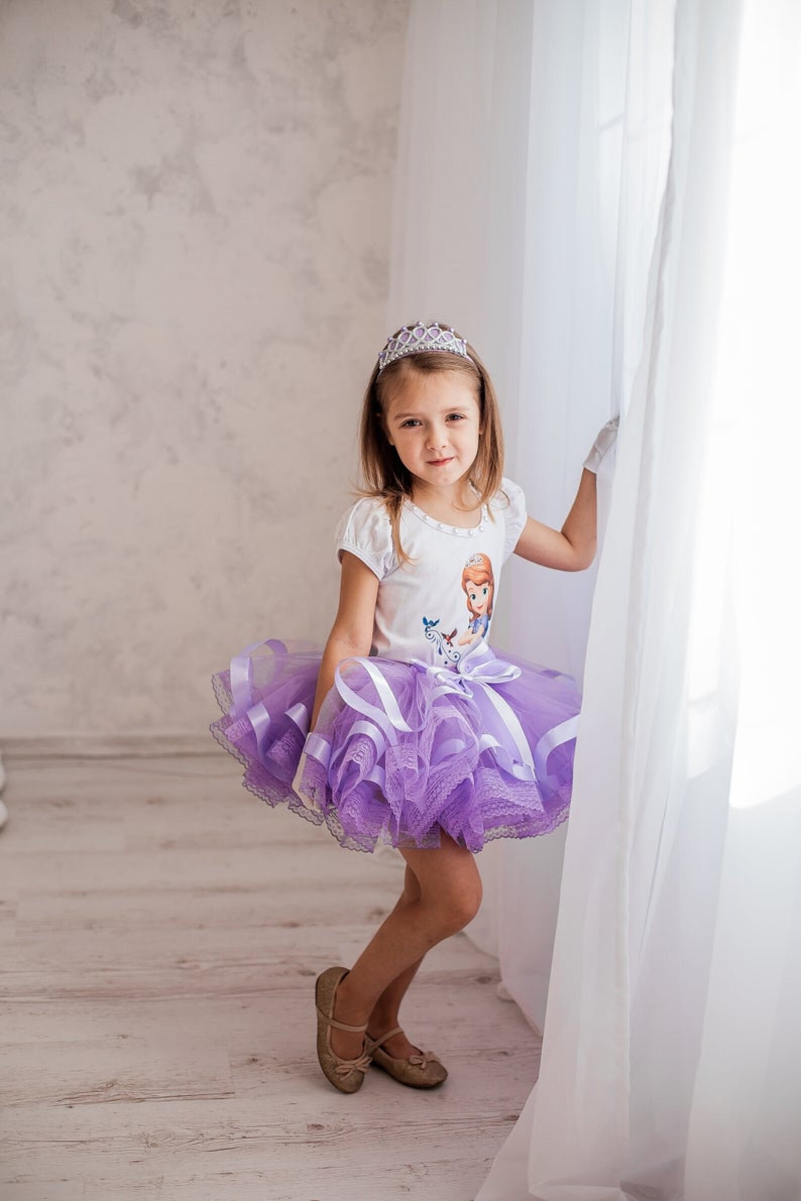 Purple Dress for Baby Gift for Daughte Birthday Party Design Etsy