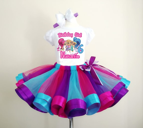 Bday Party Outfit Bright Custom Party Tutu Smash Cake Outfit