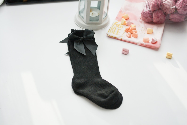Toddler Knee High Socks, Knee High Bow Socks, Baby Boy Cute Socks