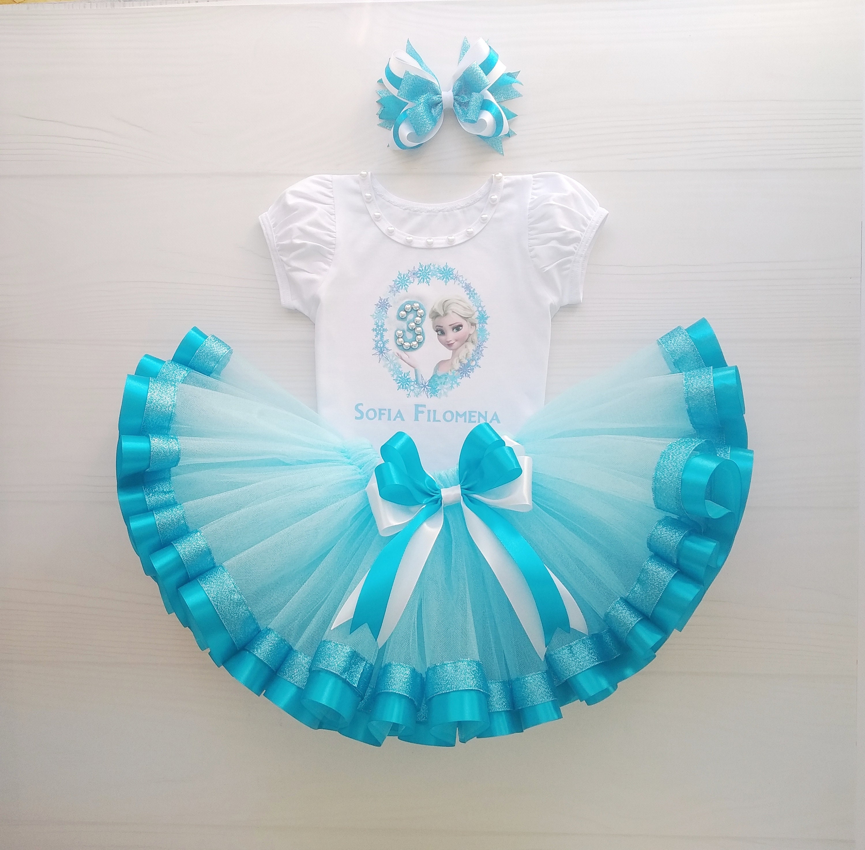 Spring Light Blue Tulle Tutu Dress With Personalized Name, Girls Birthday  Outfit for Easter Party, Custom Toddler Celebration Dress - Etsy Ireland