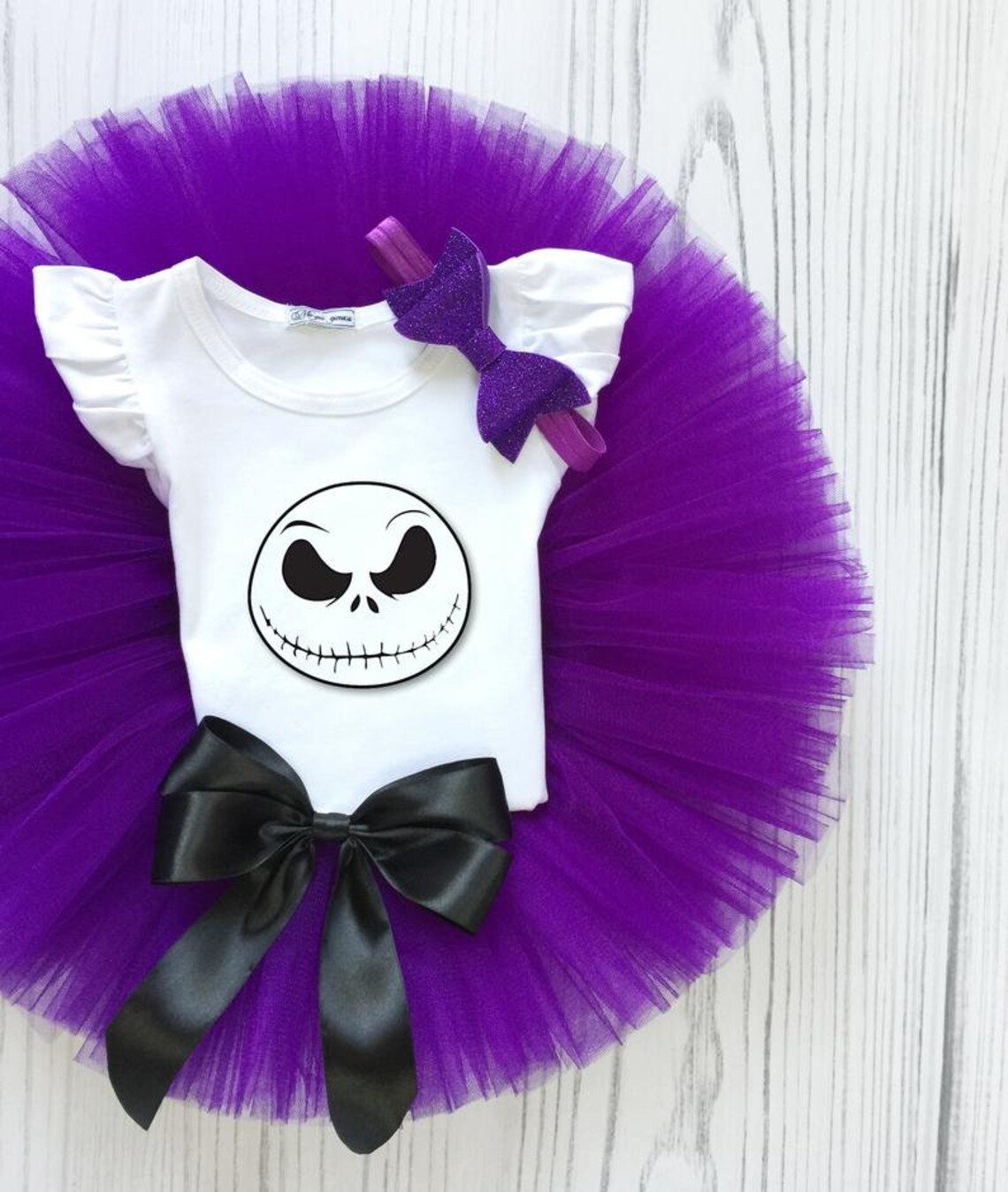 Halloween Tshirt With Baby Girl Costumes Halloween Tutu Etsy