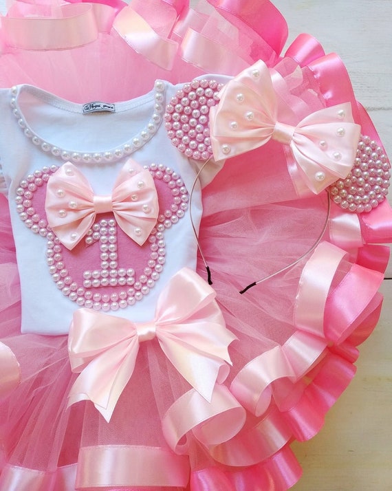Minnie Mouse Princess Birthday Tutu Bodysuit Any Name Cake Smash Gift