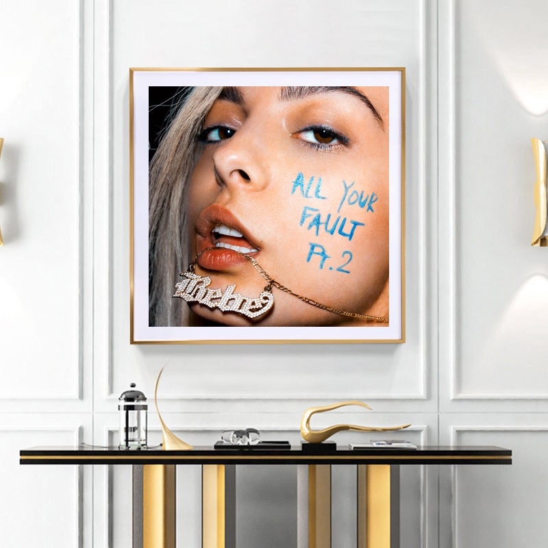 All Your Fault Pt. 2 Poster Album Cover Canvas Painting Art Etsy