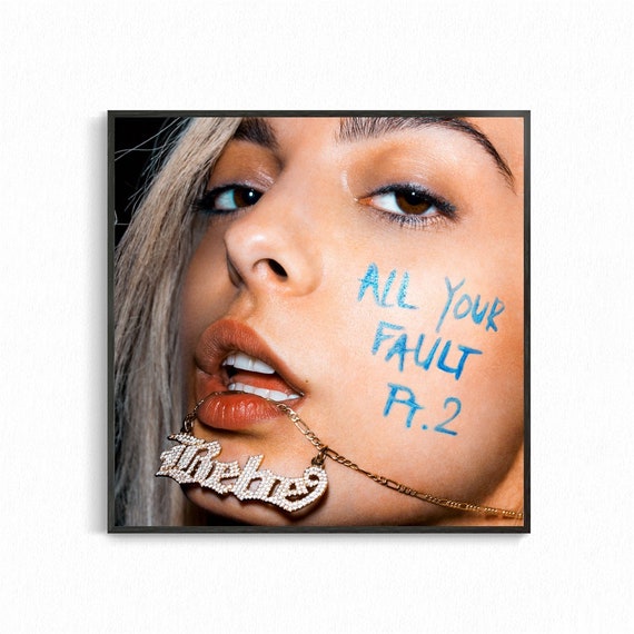 All Your Fault Pt. 2 Poster Album Cover Canvas Painting Art Etsy