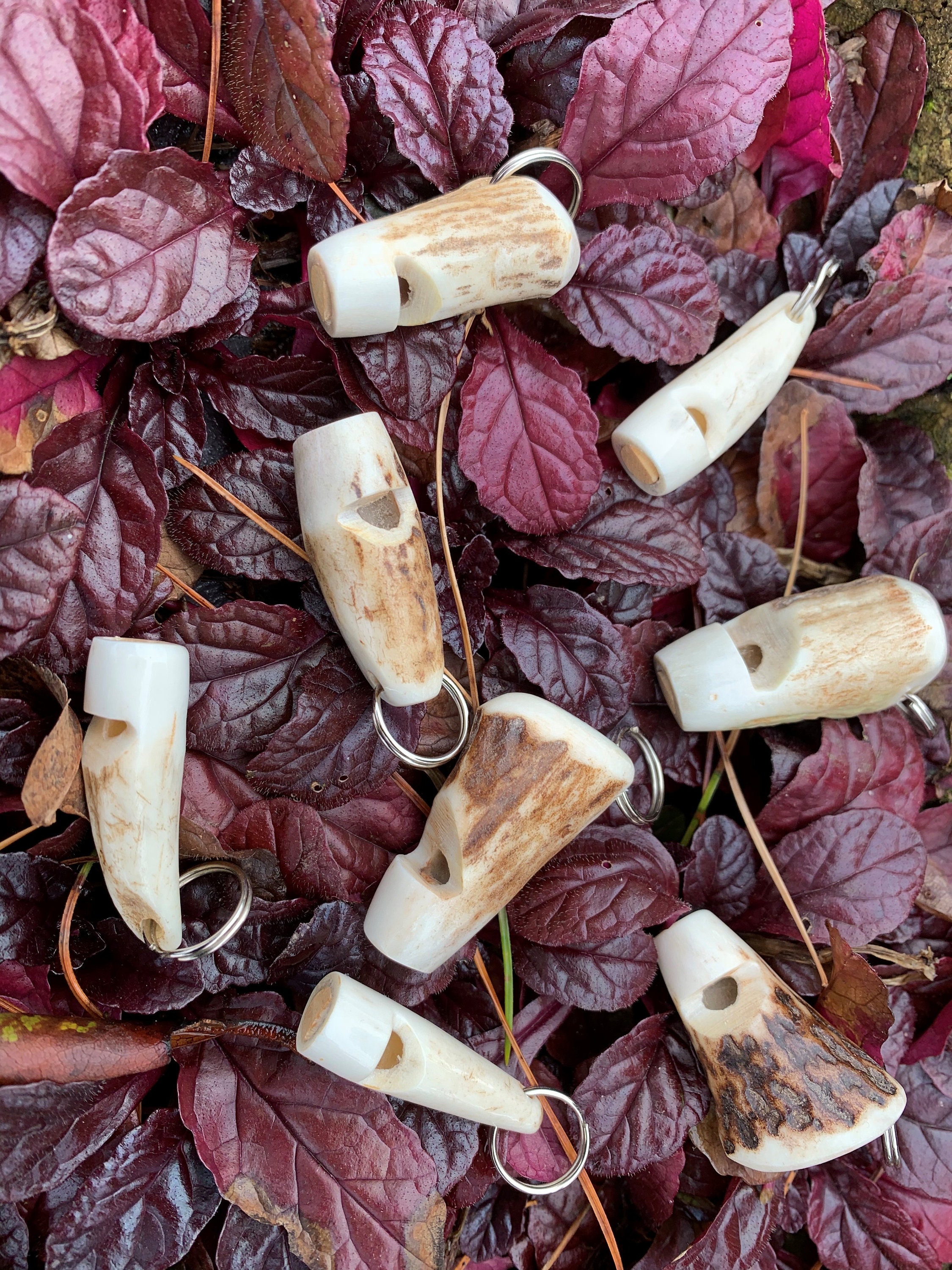 Wee deer antler whistles Etsy