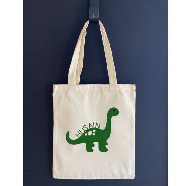 Sacs fourre-tout personnalisés pour enfants | Sacs fourre-tout pour enfants | Sac c.-tout | dinosaure Sacs fourre-tout en toile