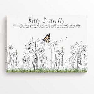 Butterfly Themed Worksheets for Nursery, Reception, Kindergarten, KS1