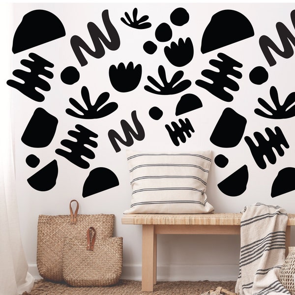 Modern Wall Decal Etsy