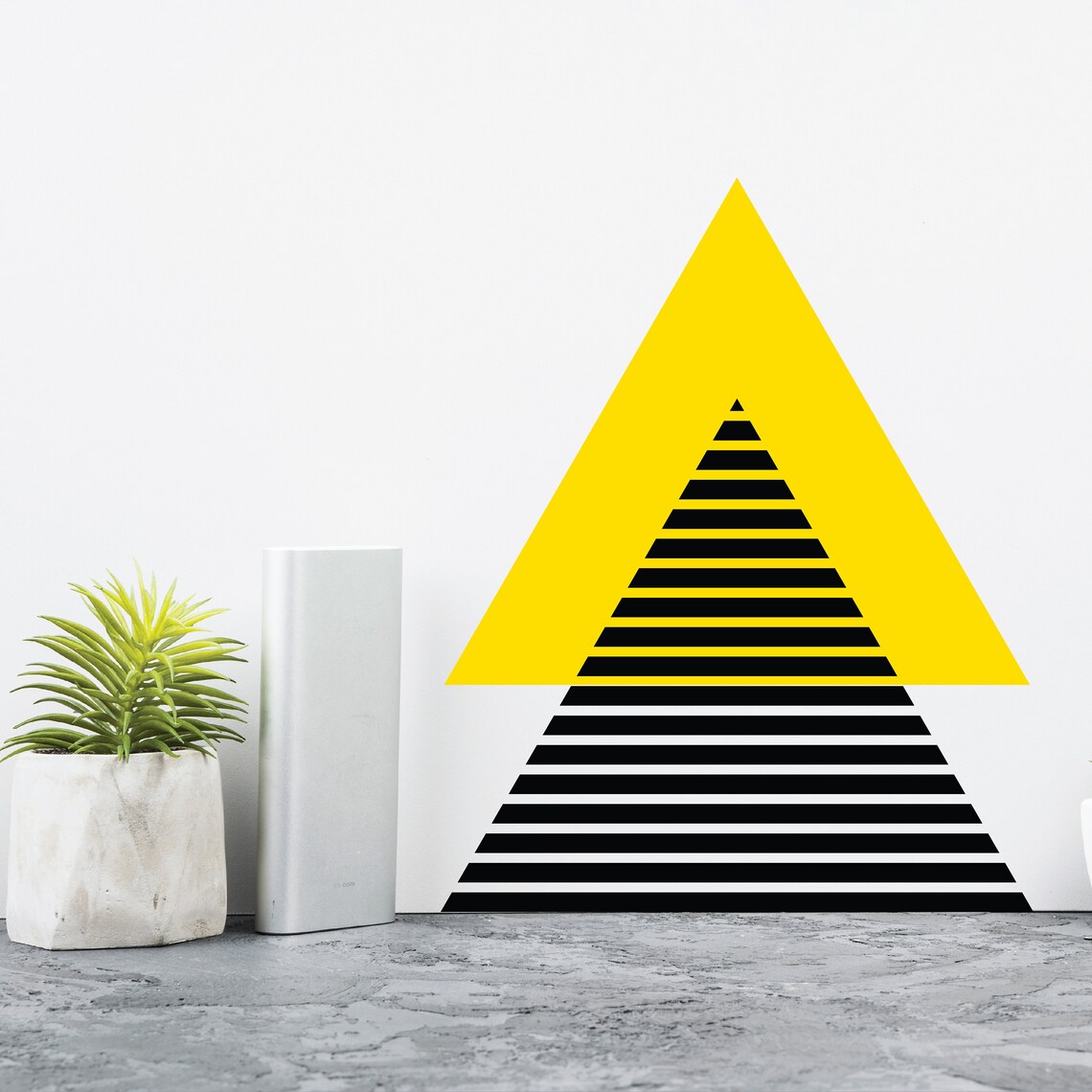 Triangle Wall Decals Boho Wall Decals Wall Decor Geometric Etsy