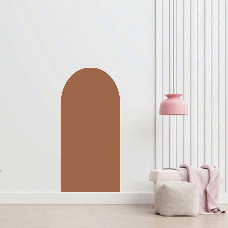 Arch Wall Decal Abstract Wall Stickers Boho Nursery Decor Etsy