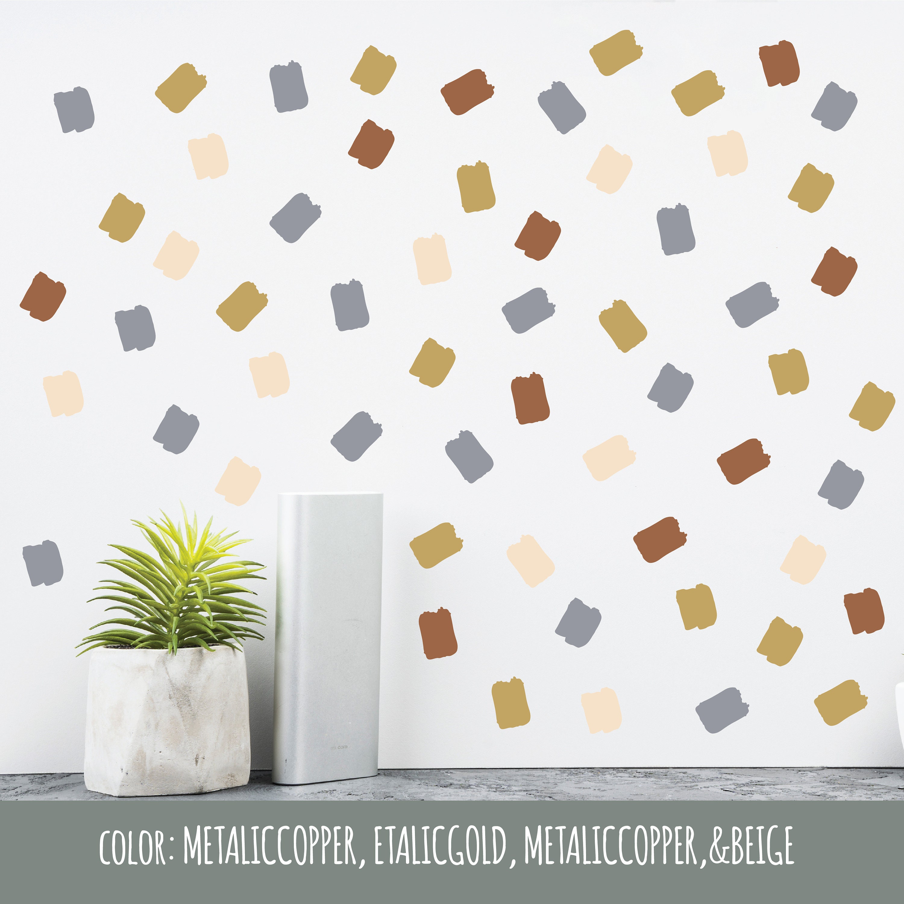 Paint Brush Strokes Wall Decals Boho Wall Decals Wall Decor Etsy Hong