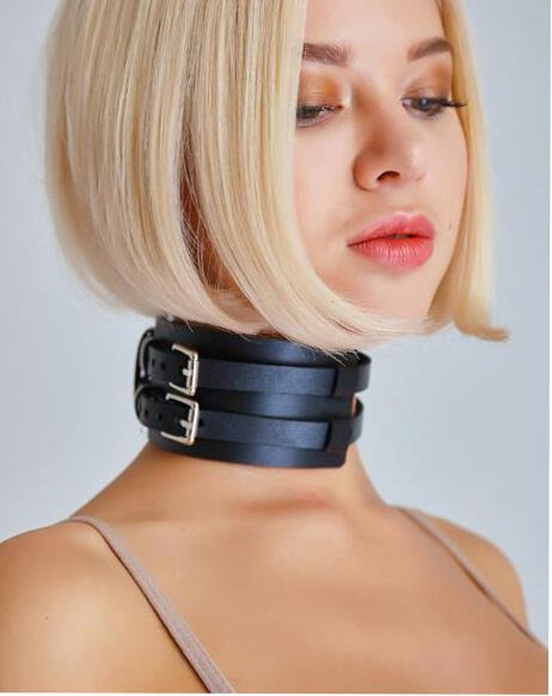 Bdsmcollar leather,Bdsm collars for women,Leather slave collar,Leather collar submissive,Bdsm submissive,Day collar for women,Mature 