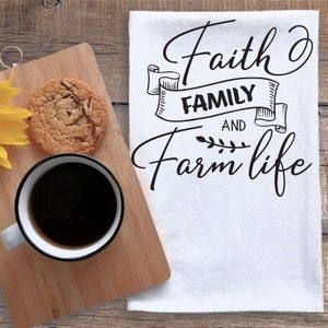 FLOUR SACK TOWELS Farmstyle Tea towels Custom tea towels Cotton tea towels Kitchen towels