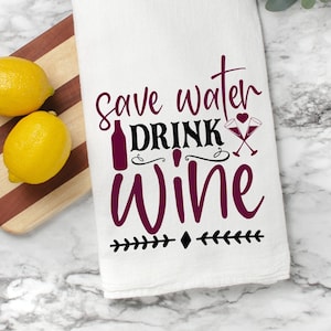 FLOUR SACK TOWELS Wine towels Custom tea towels Cotton tea towels Kitchen towels