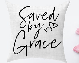 CHRISTIAN THEME PILLOW Cover Bible verse Cotton Decorative Throw Pillow Case Square Cushion Cover Pillowcase Cover Only, No Insert 18"x18 "