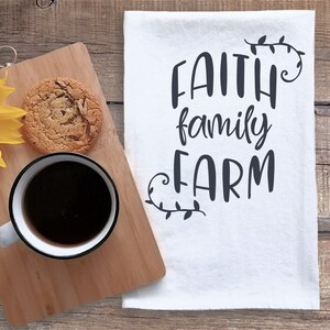 FLOUR SACK TOWELS Farmstyle Tea towels Custom tea towels Cotton tea towels Kitchen towels