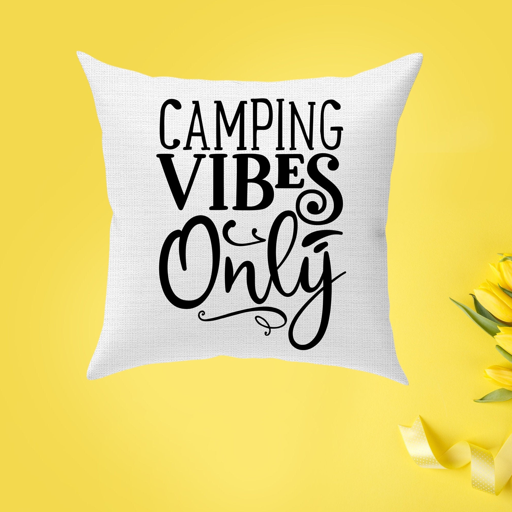 CAMPING THEME PILLOW Cover 100 Cotton Decorative Throw Pillow Case