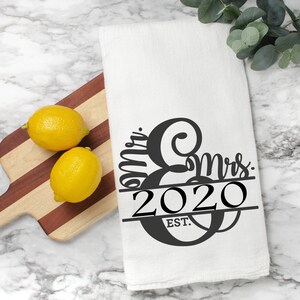 FLOUR SACK TOWELS Wedding Tea towels Love Tea Towels Marriage Tea Towels Custom tea towels Cotton tea towels Kitchen towels