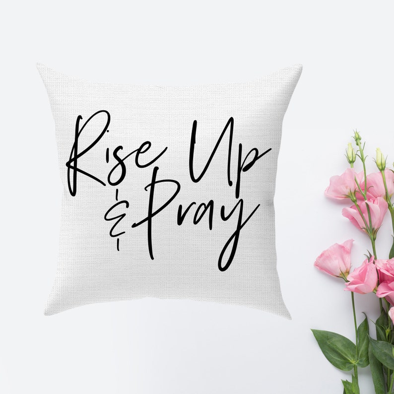 CHRISTIAN THEME PILLOW Cover Bible Verse Cotton Decorative Etsy