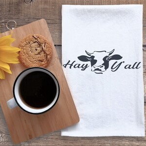 FLOUR SACK TOWELS Farmstyle Tea towels Custom tea towels Cotton tea towels Kitchen towels