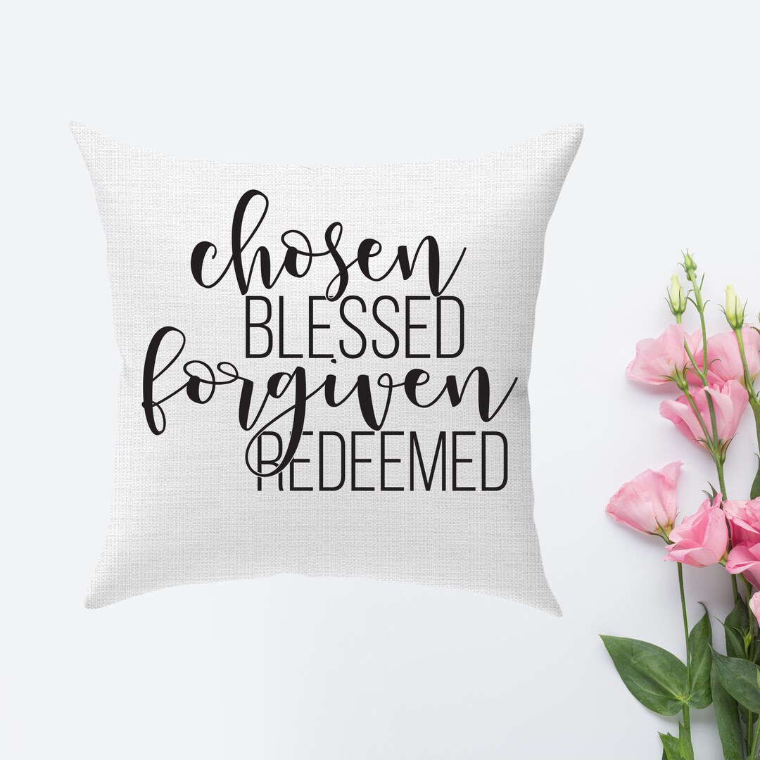CHRISTIAN THEME PILLOW Cover Bible Verse Cotton Decorative Throw Pillow Case Square Cushion