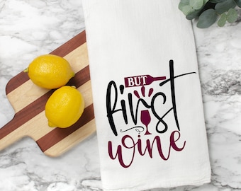 FLOUR SACK TOWELS Wine towels Custom tea towels Cotton tea towels Kitchen towels