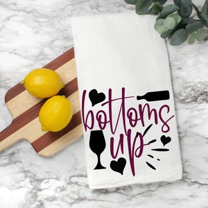 FLOUR SACK TOWELS Wine towels Custom tea towels Cotton tea towels Kitchen towels