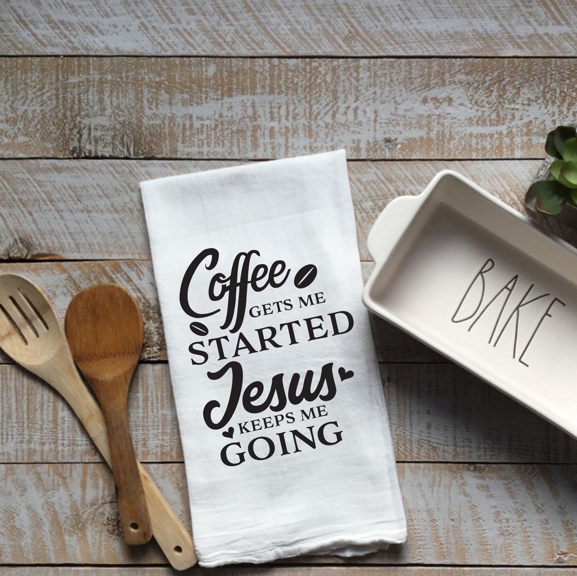 FLOUR SACK TOWELS Bible Verse Tea Towels Christian Style Tea Towels