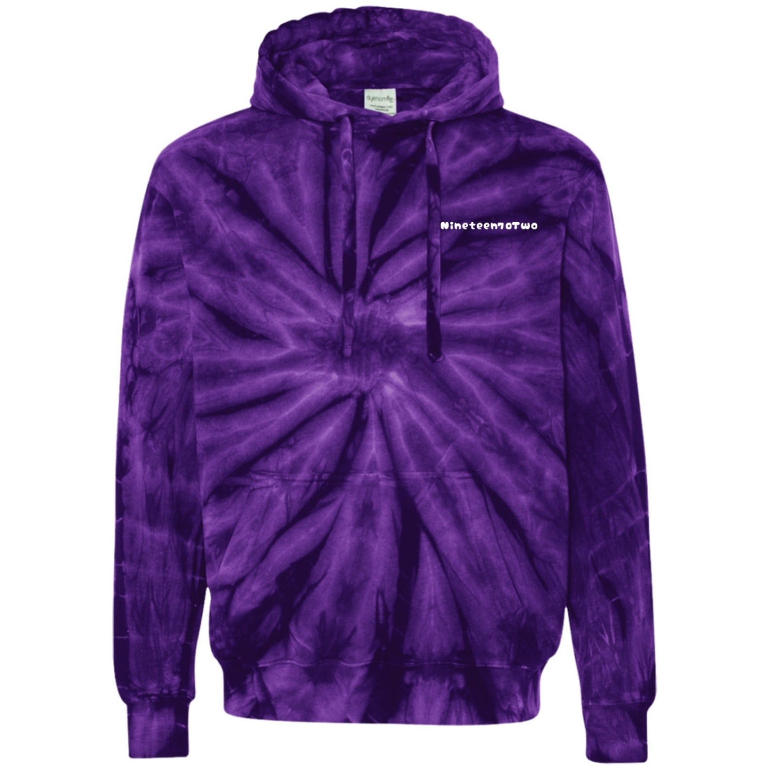 1970two Unisex TieDyed Pullover Hoodie Etsy