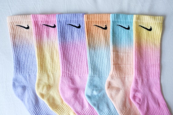 tie dye nike socks pack