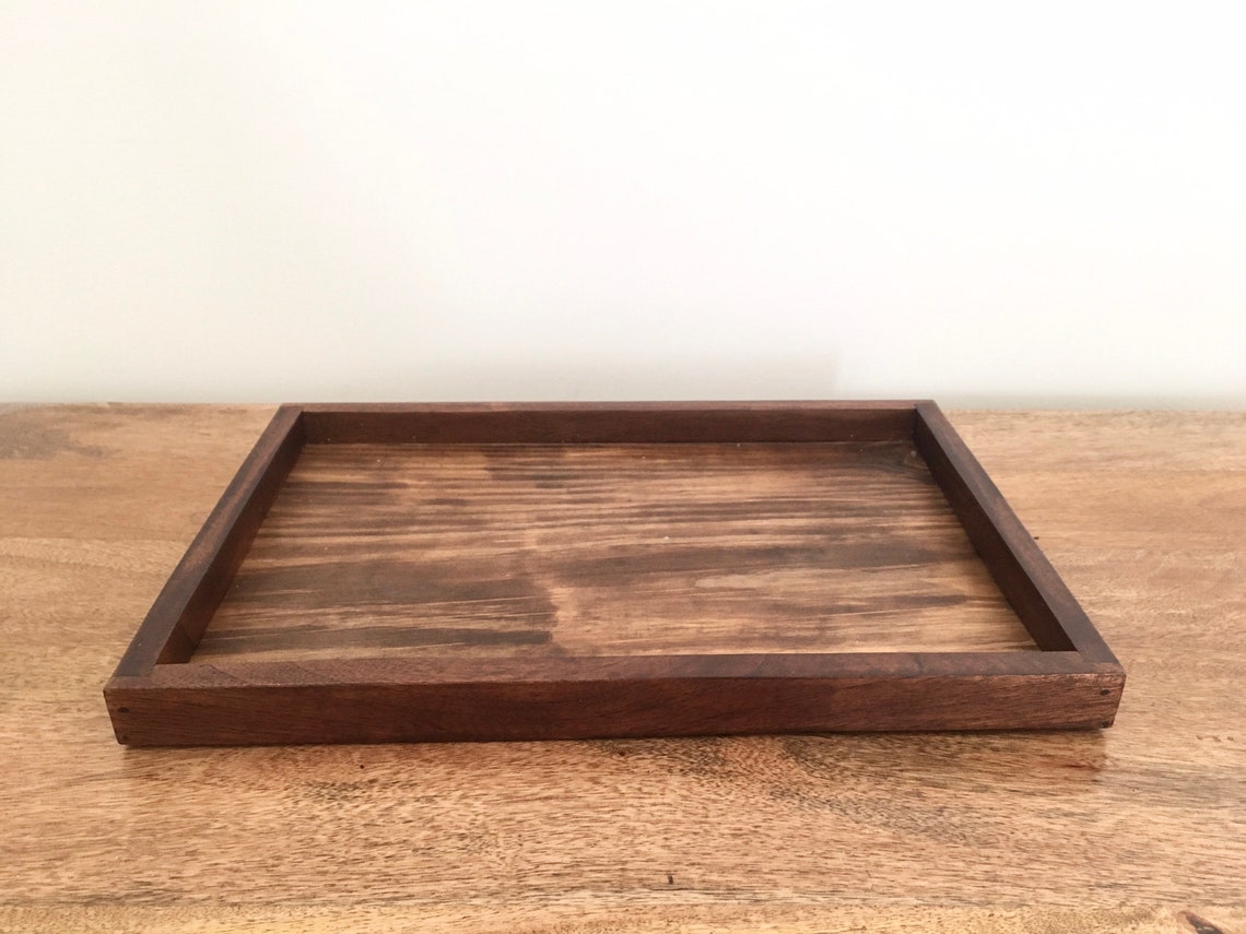 Natural Mango Wood Tray Small Etsy