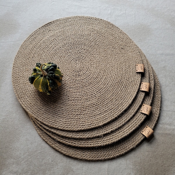 Jute Placemats Etsy
