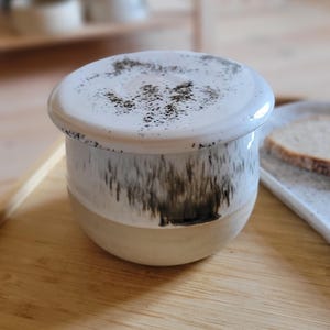 Ceramic french butter keeper, french butter dish, france butter crock, butter dish handmade, butter crock