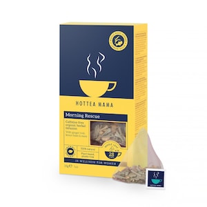 Morning Rescue Organic Herbal Tea | Natural Support For Morning Sickness |  Nausea, Heartburn, Digestion | Caffeine-Free | First Trimester