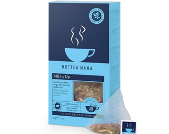 Milk's Up Organic Herbal Tea | Breastfeeding Support | Lactation Support | Fenugreek | Fennel | Caffeine Free | Postpartum Support