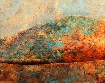Mountain loch - greeting card