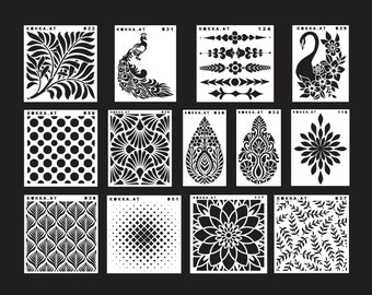 Plastic stencil big & small sizes - s10