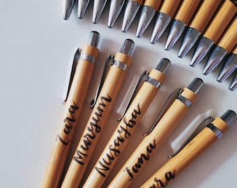 Personalized Bamboo Pens | Customized Pens | Wooden Pens