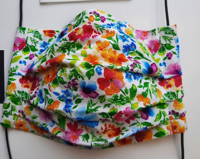 Quality Over the Head Face Mask With Nose Wire Filter Pocket Etsy