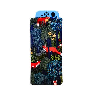 Fox Nintendo Switch Case: Padded Switch Lite/OLED Pouch with Snap