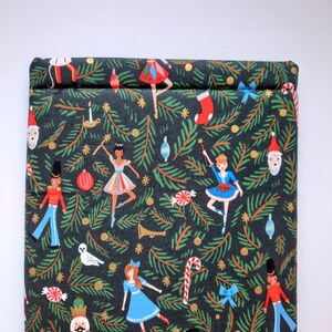 Christmas Book Sleeve: Rifle Paper Co. Nutcracker Padded Book Pouch image 9