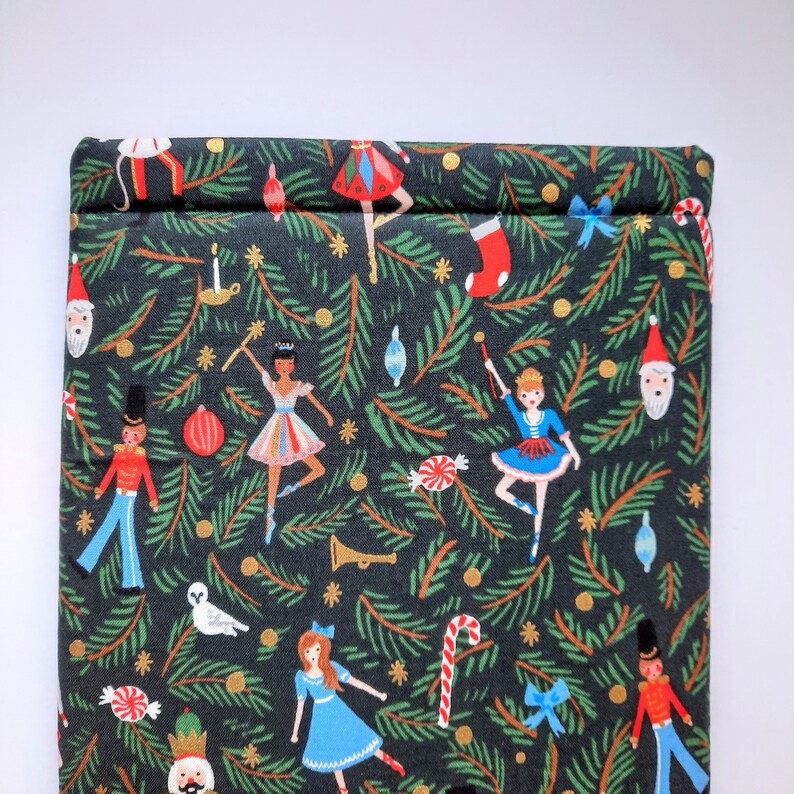 Christmas Book Sleeve: Rifle Paper Co. Nutcracker Padded Book Pouch image 9