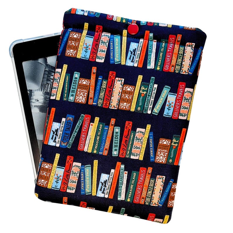 Rifle Paper Co. Kindle Sleeve with Snap: Padded E-reader Case, Choose your Lining, LIMITED EDITON image 1