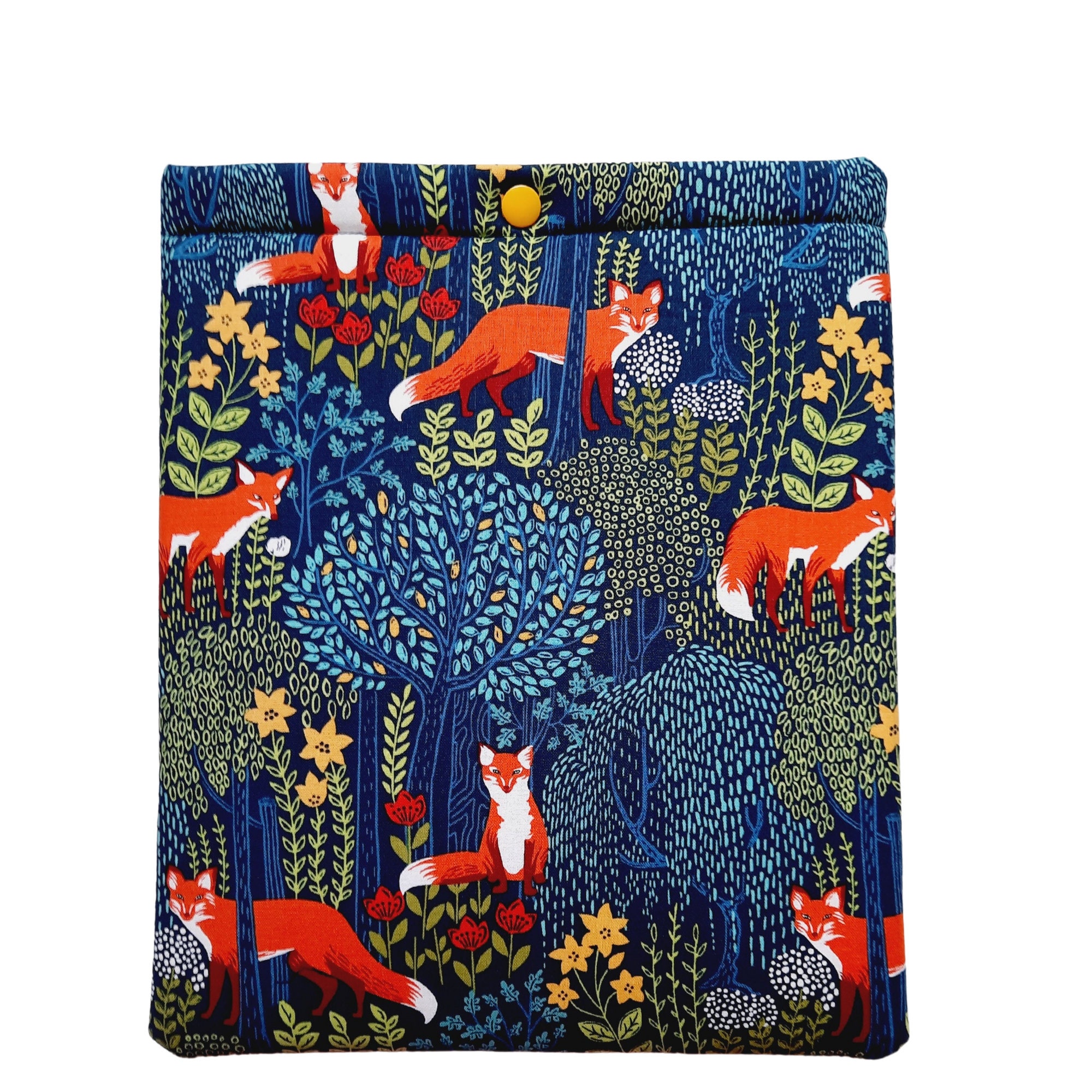 Kindle Scribe Case/ Padded Kindle Scribe Sleeve/ Kindle Scribe Cover With  Snap Closure/ Cute Fox Print/ Scribe Pouch With Snap Button 