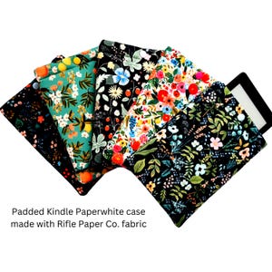Rifle Paper Co. Kindle Paperwhite Sleeve: Padded Book Pouch with Snap