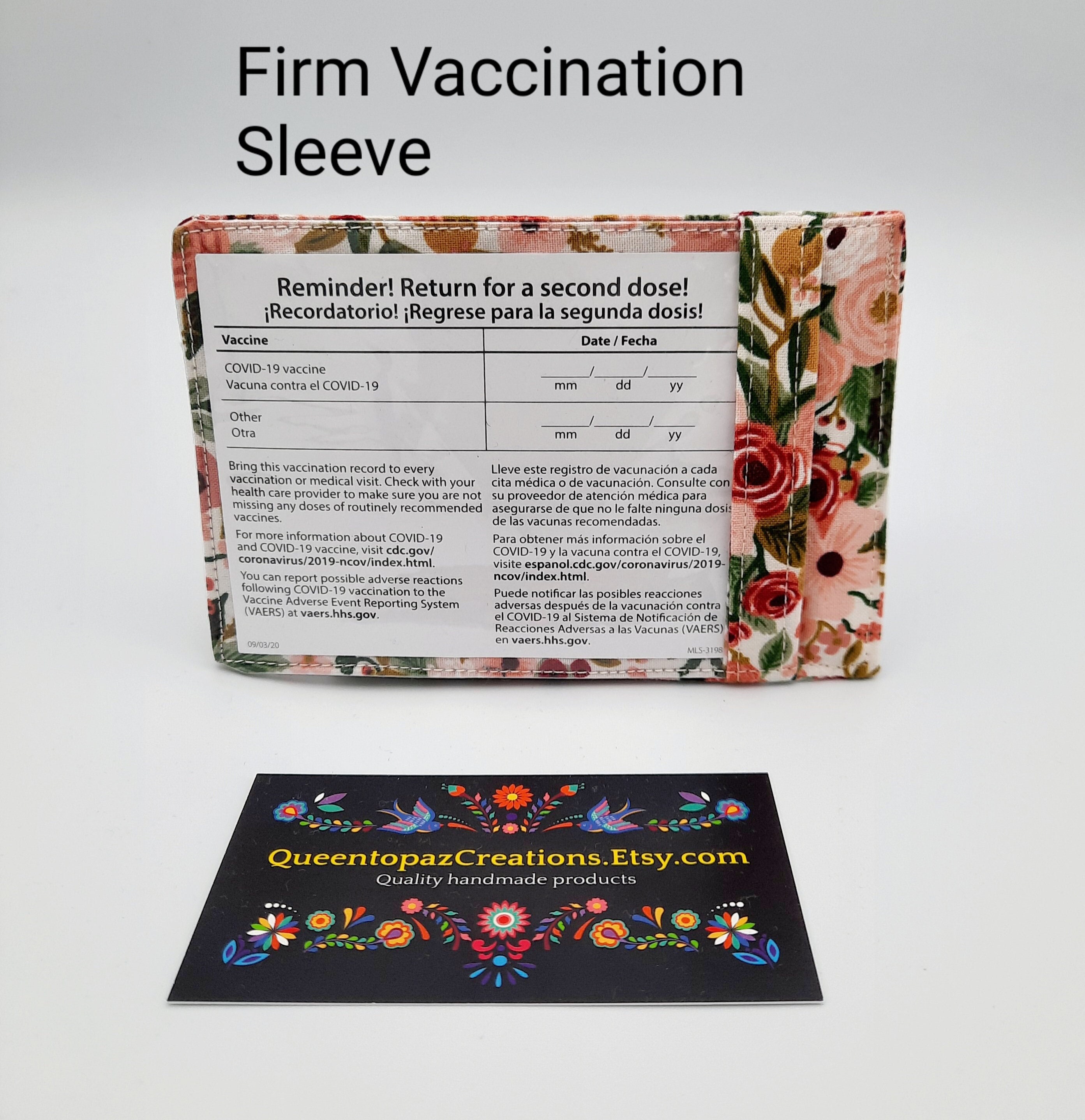 Vaccination Card Holder Choose 3x4 or - Etsy Israel