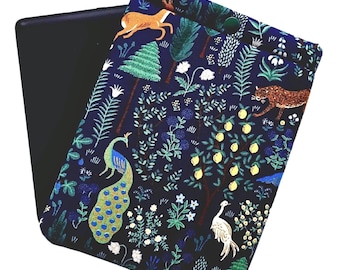 Rifle Paper Co. Kindle Sleeve With Snap: Padded E-Reader Case, Woodland Print