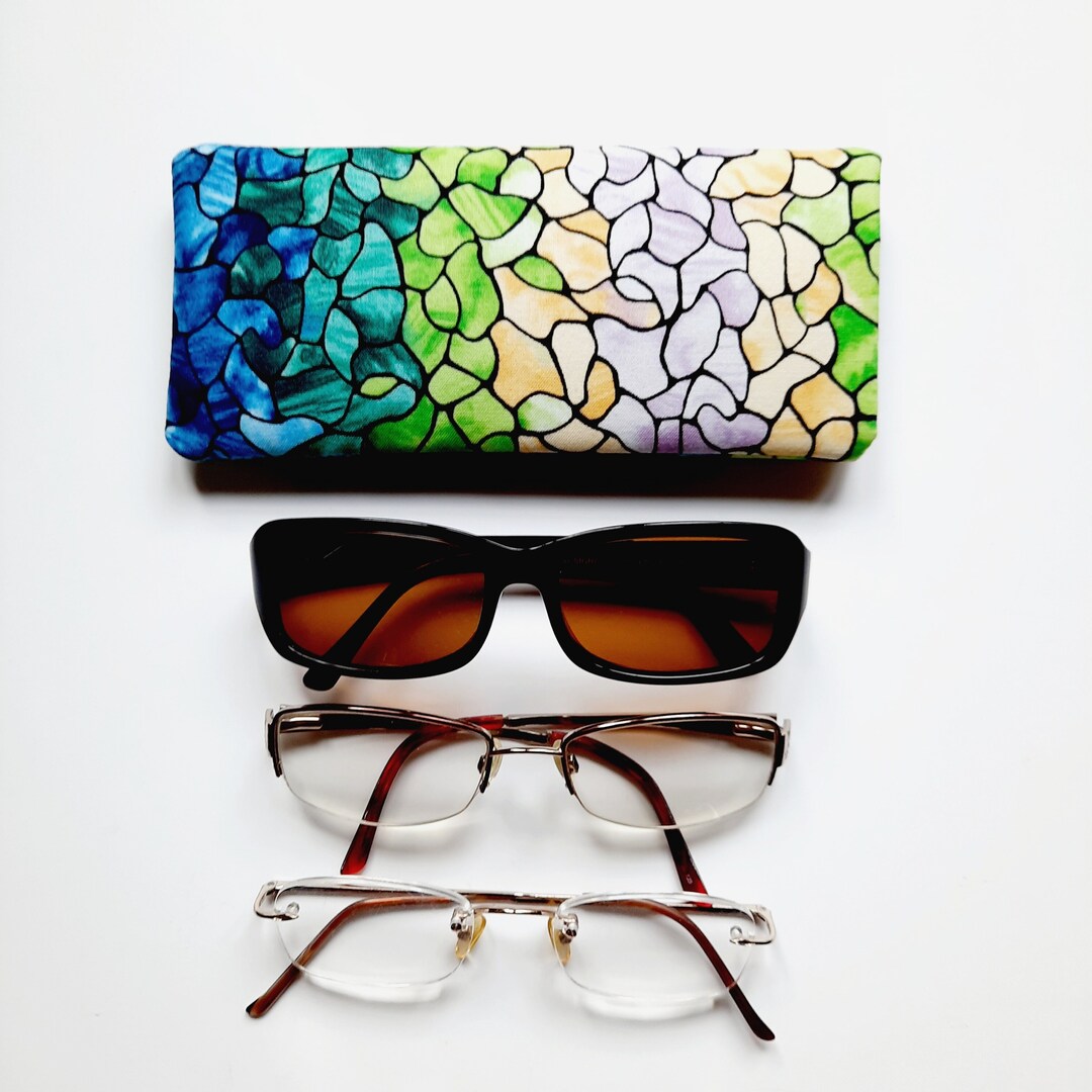 Eyeglass Case, Sunglass Case, Soft Glasses Case Which is Padded to